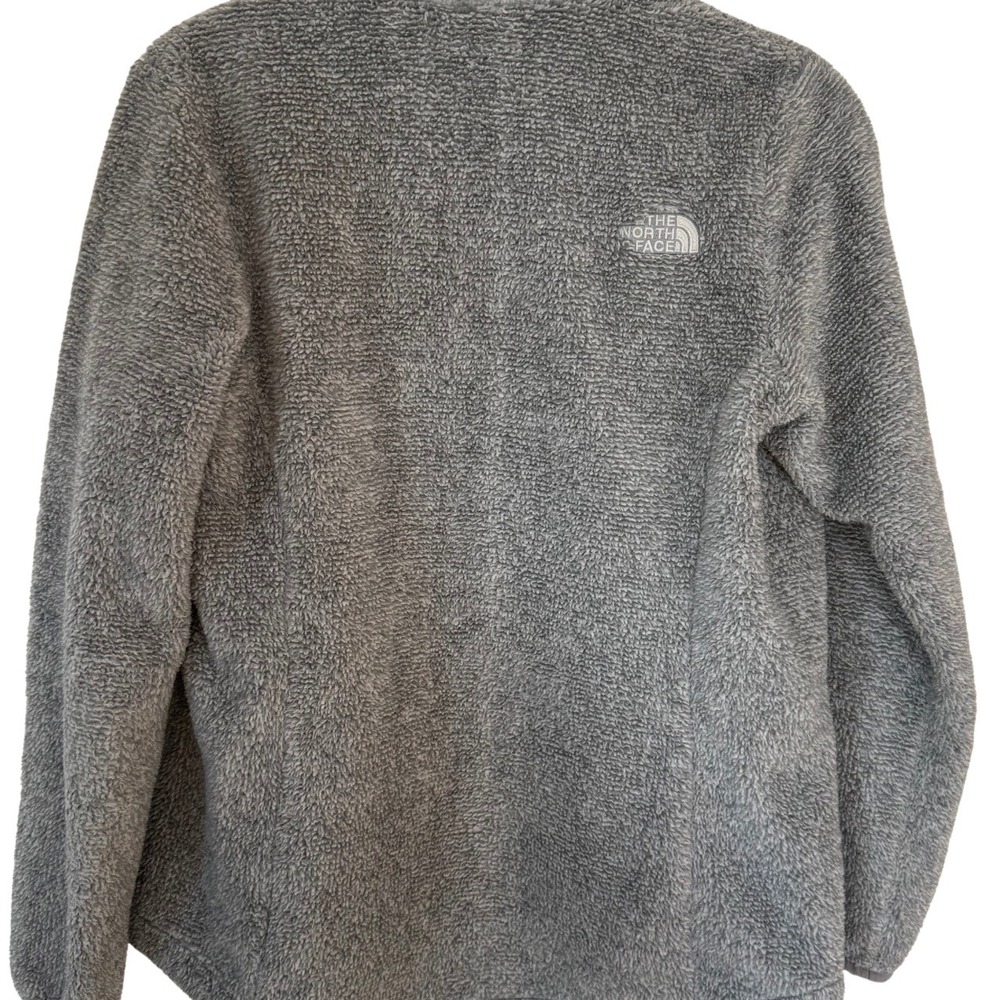 The North Face Grey Full Zip  Fleece Jacket Women Mediun - Picture 7 of 9
